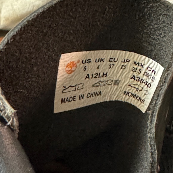 Timberland WOMEN'S 6-INCH PREMIUM WATERPROOF  BOOTS Gray Size 6 A12LH A3840 - Picture 7 of 9